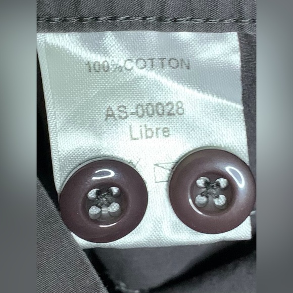 Arsenal - Military Style Button Up Short Sleeve Top With Iron On Patch Detail - Picture 11 of 11